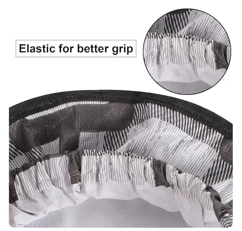 Waterproof & Dustproof Three Blade Grey Ceiling Fan Cover (Imported)