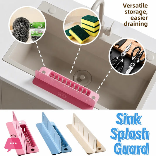 Kitchen Sink Guard – Splash Protector and Organizer
