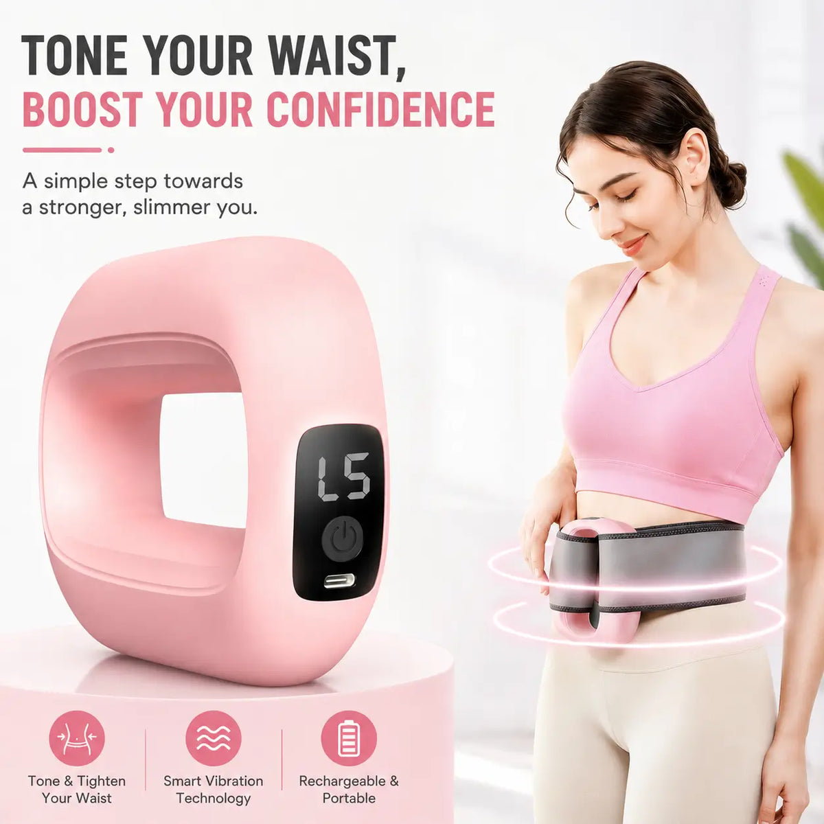 Belly Fat Burner & Deep Tissue Massager ring