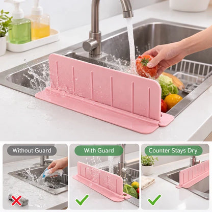 Kitchen Sink Guard – Splash Protector and Organizer