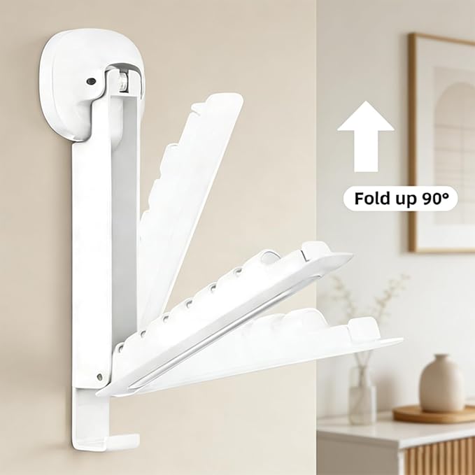 Suction cup telescopic drying rack