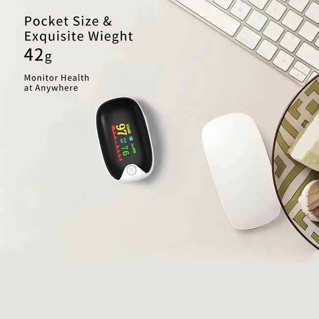 Evitro™ - Digital Fingertip Pulse Oximeter – SpO2 & Heart Rate Monitor