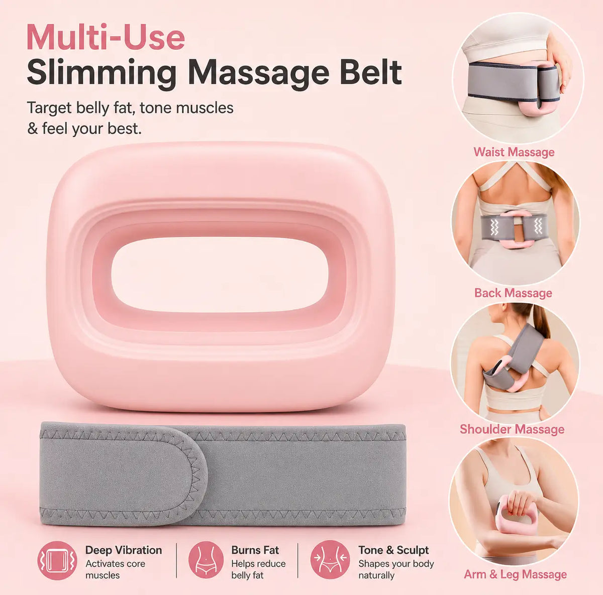 Belly Fat Burner & Deep Tissue Massager ring