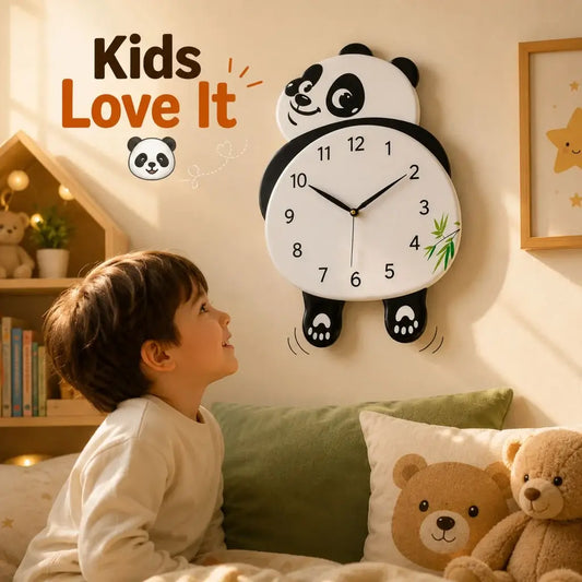 Cute Panda - Pendulum Wall Clock