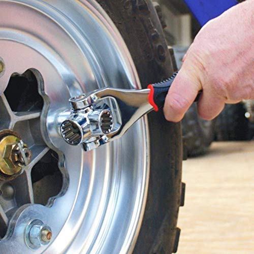 8-in-1 Universal Socket Wrench – 360° Rotating Tool