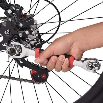 8-in-1 Universal Socket Wrench – 360° Rotating Tool