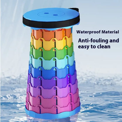 360° Adjustable Portable Telescopic Stool