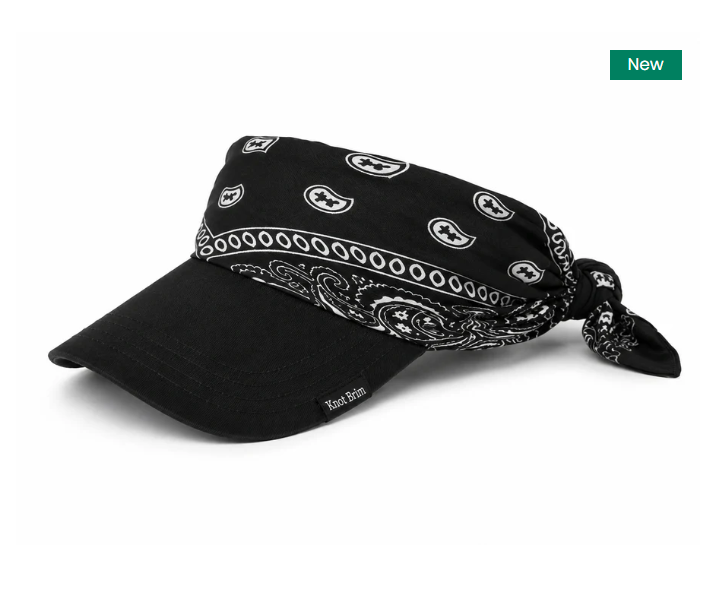 Brimdana Trendy Cap Style Bandana Black