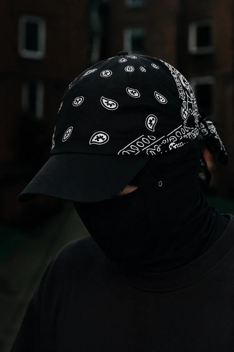 Brimdana Trendy Cap Style Bandana Black
