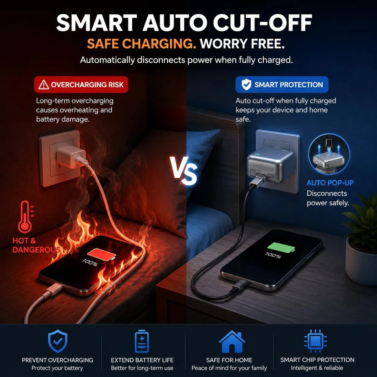 Evitro™ Smart AutoPop AI Charger