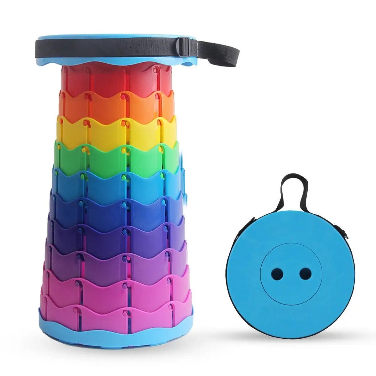 360° Adjustable Portable Telescopic Stool